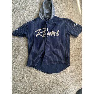 Los Angles Rams NFL Apparel Navy And Gold Jacket Mens Size Large